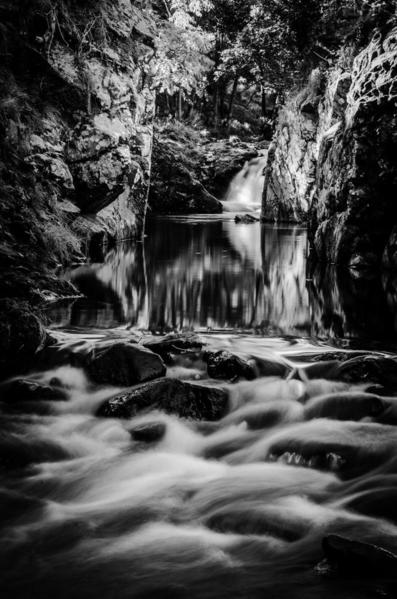 Hethpool Linn. Hethpool. England