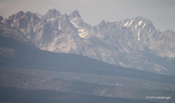 Salmon River valley -- Sawtooth mountains