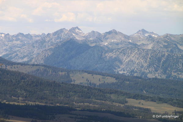 Salmon River valley -- Sawtooth mountains