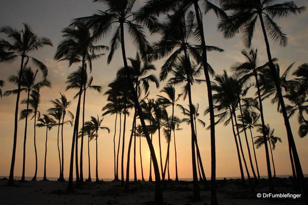 Sunset, Pu`uhonua O Hōnaunau National Historical Park