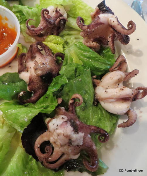 BBQ Baby Octopus appetizer, Monterey