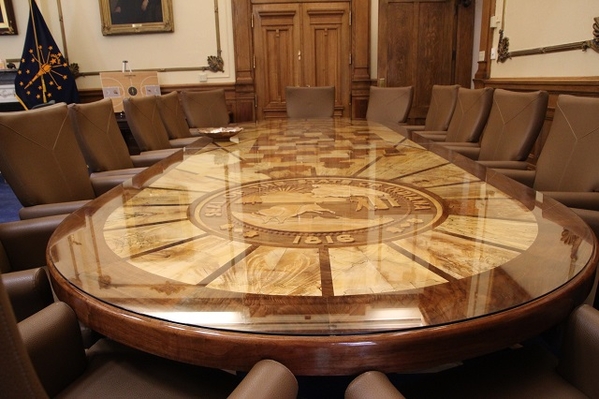 Indiana State Capitol -Governors Table