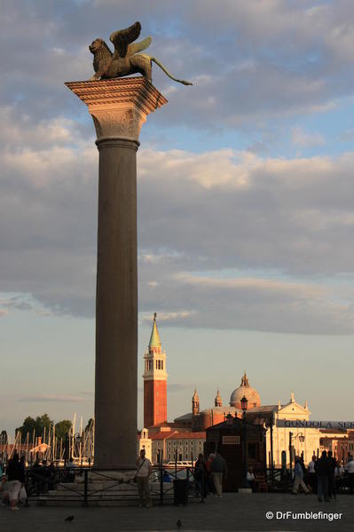 Winged Lion of Venice, entry to Piazza San Marco