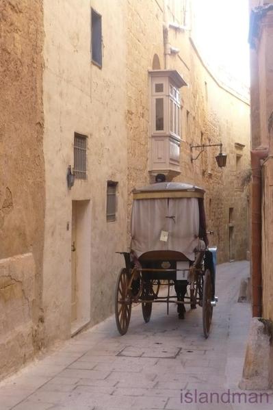 Karozzin through Mdina