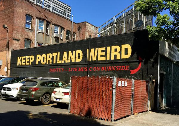 Keep Portland Weird sign