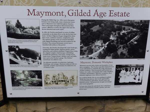 Maymont History Signage