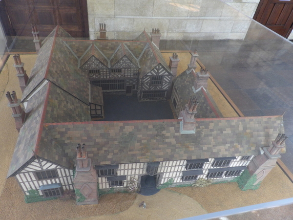 Model of Original Agecroft Manor