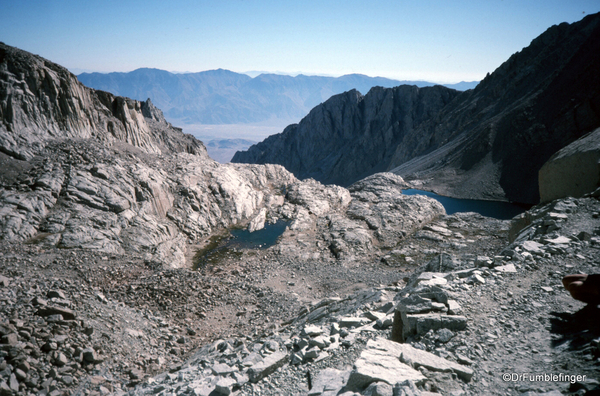 Mt. Whitney hike 09-1994 (28) View of Trail Camp