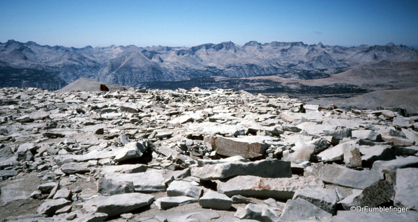 Mt. Whitney hike 09-1994 (37) Mt. Whitney Peak