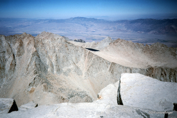 Mt. Whitney hike 09-1994 (39) Mt. Whitney Peak