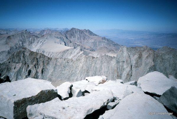 Mt. Whitney hike 09-1994 (40) Mt. Whitney Peak