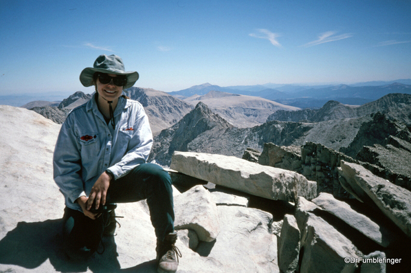 Mt. Whitney hike 09-1994 (40a) Mt. Whitney Peak