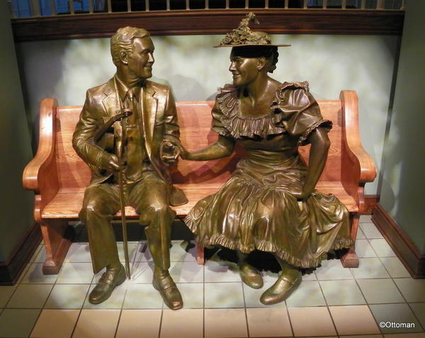 Nashville, Ryman Auditorium. Roy Acuff and Minnie Pearl