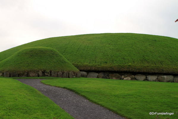 Path leading to the largest burial mound in Knowth