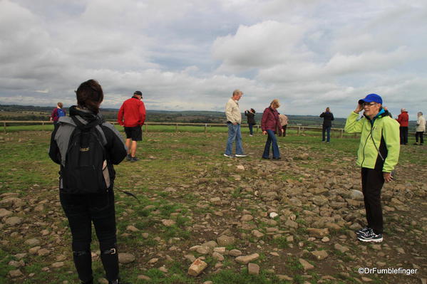 Atop the large mound in Knowth