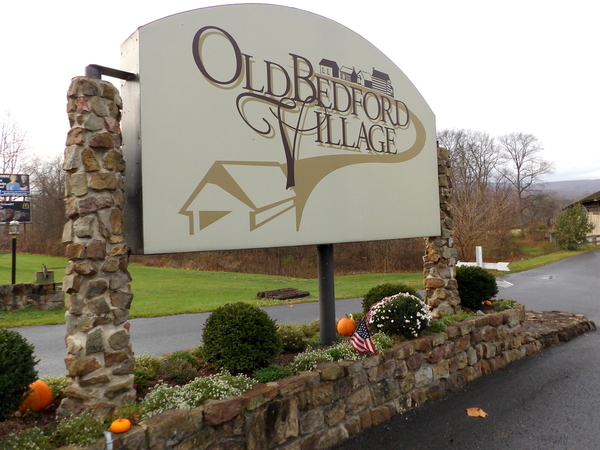 Old Bedford Village Signage