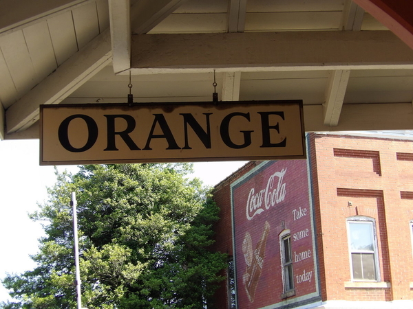 Orange Coca Cola Mural