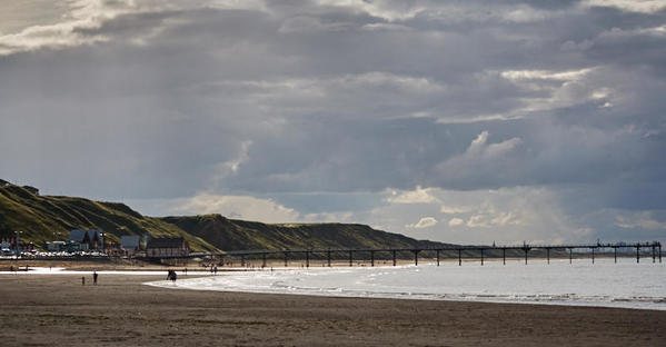 Beach and bay - a wide view.