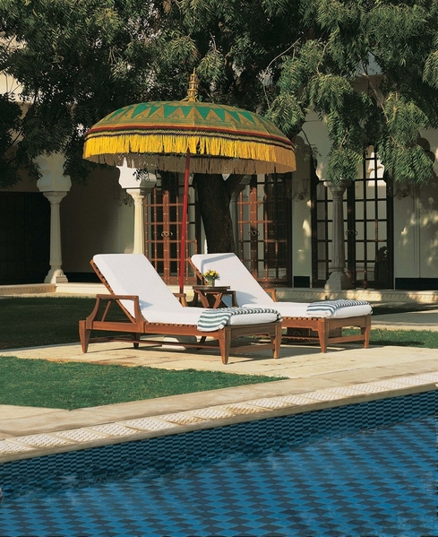 Pool Side - The Oberoi Vanyavilas, Ranthambhore