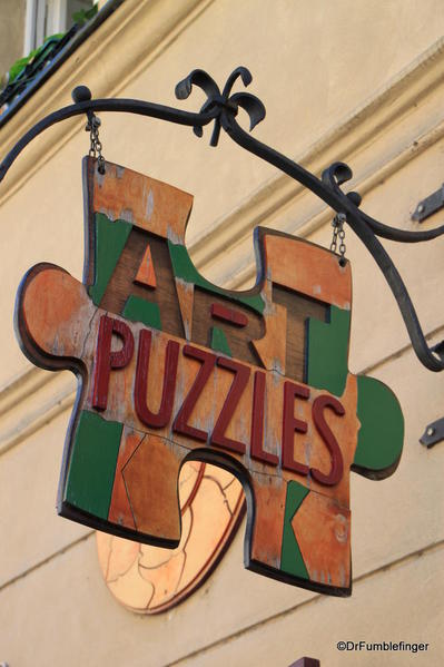 Prague, Mala Strana, sign