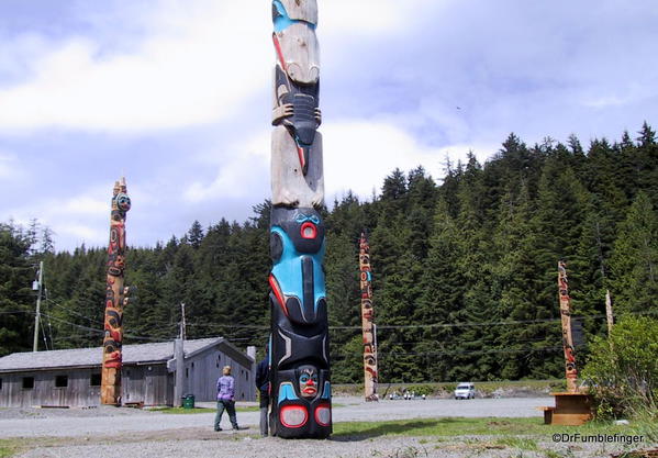 Skidegate totems, Haida Gwaii, B.C.