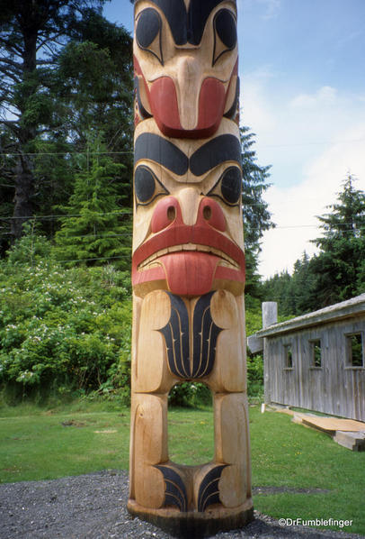 Skidegate totems, Haida Gwaii, B.C.