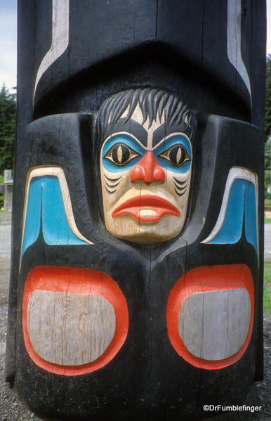 Skidegate totems, Haida Gwaii, B.C.