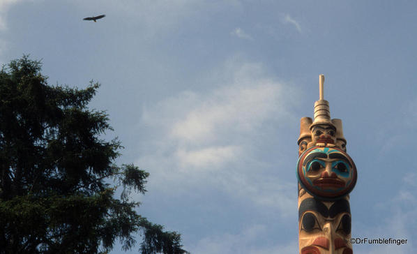 Skidegate totems, Haida Gwaii, B.C.