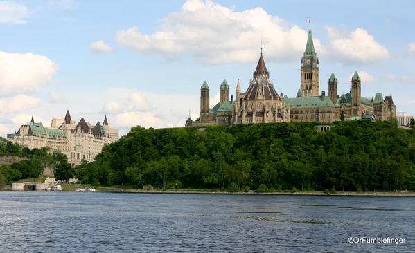 View of the Houses of Parliament and Chateau Laurier, Ottawa