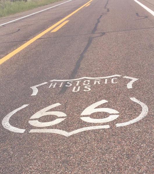 ROUTE 66- ROAD MARKING