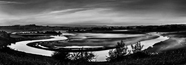 River Aln. Alnmouth. England