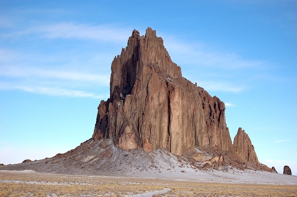 Shiprock. Photo courtesy Bowie Snodgrass and Wikimedia.