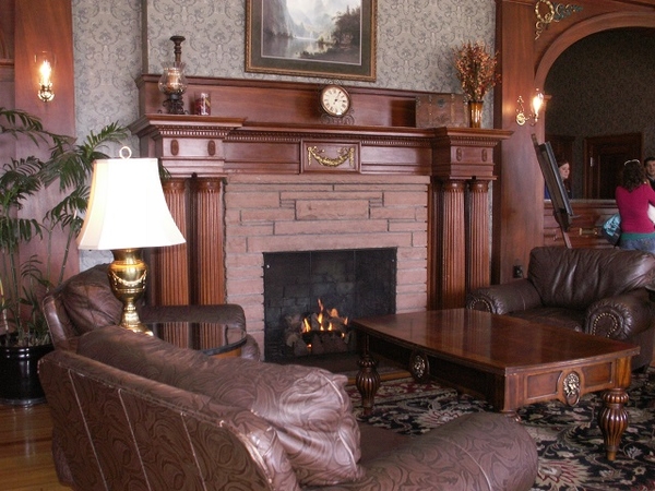 Stanley Hotel - Lobby Fireplace