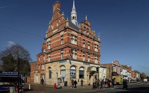 The bank, in Enfield, London, was built in 1897 and opened the world