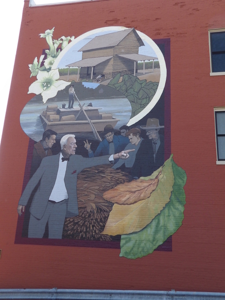 Tobacco Leaf Mural