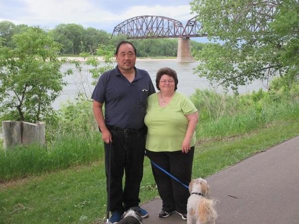 Us at Liberty Memorial Bridge