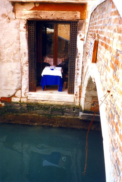 Venetian Table with a View