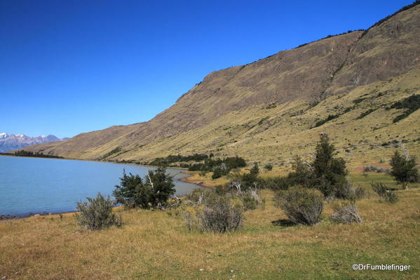 Viedma Glacier, El Chaltan. Area around boat launch site.