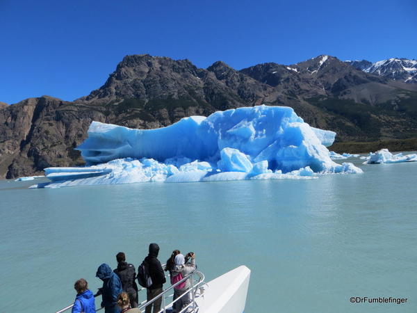 Viedma Glacier, El Chaltan. Icebergs in Viedma Lake