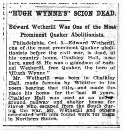 Wetherill Obit 10-4-08