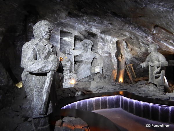 Rock salt exhibit, Wieliczka Salt Mine