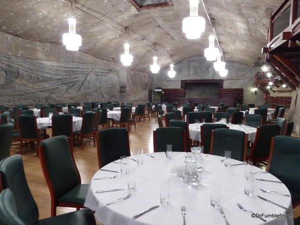 Underground dining area, Wieliczka Salt Mine