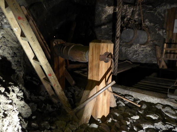 Wieliczka Salt Mine Tour. Some of the equipment used to mine the salt.