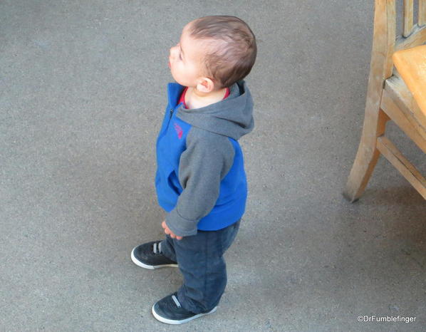 Small child, the Forks Market, Winnipeg