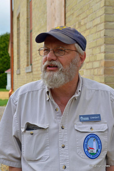 Lighthouse historian Dwight Zeller.