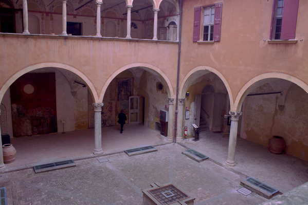 castle courtyard