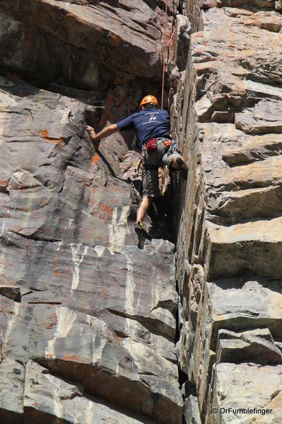 Rock-climbing, Lake Louise