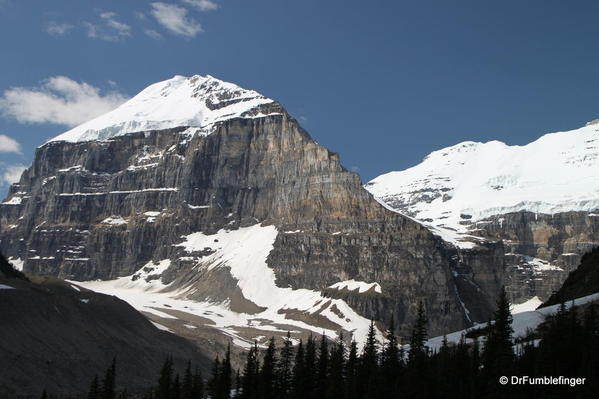 Mt. LeFroy (L) and Mt. Victoria (R)