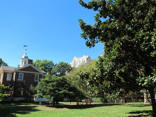 Lovely parks around the Independence Hall area, Philadelphia