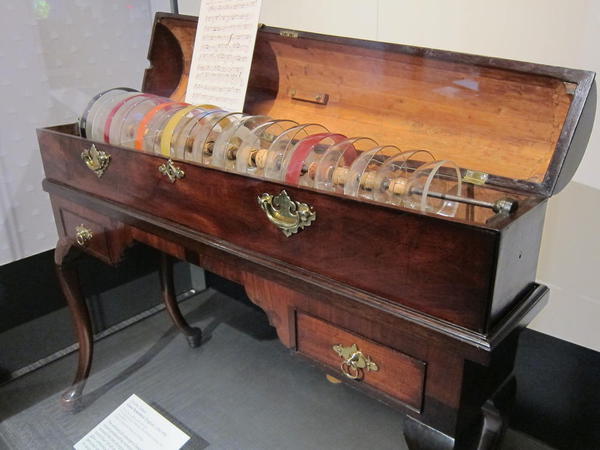 Glass Armonica, Ben Franklin Museum, Philadelphia